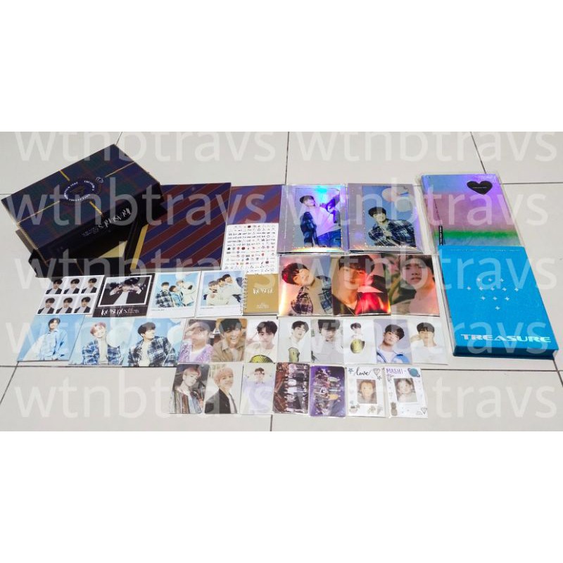 [BACA DESKRIPSI] photocard haruto snowman, mashiho, hyunsuk,album only treasure official murah