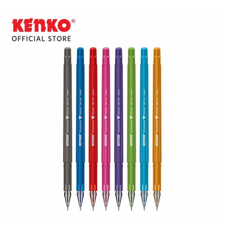 

Pen Kenko Diamond Heart 0.5mm Set 8