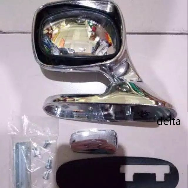 Spion Kap Mesin Chrome Kiri mobil universal