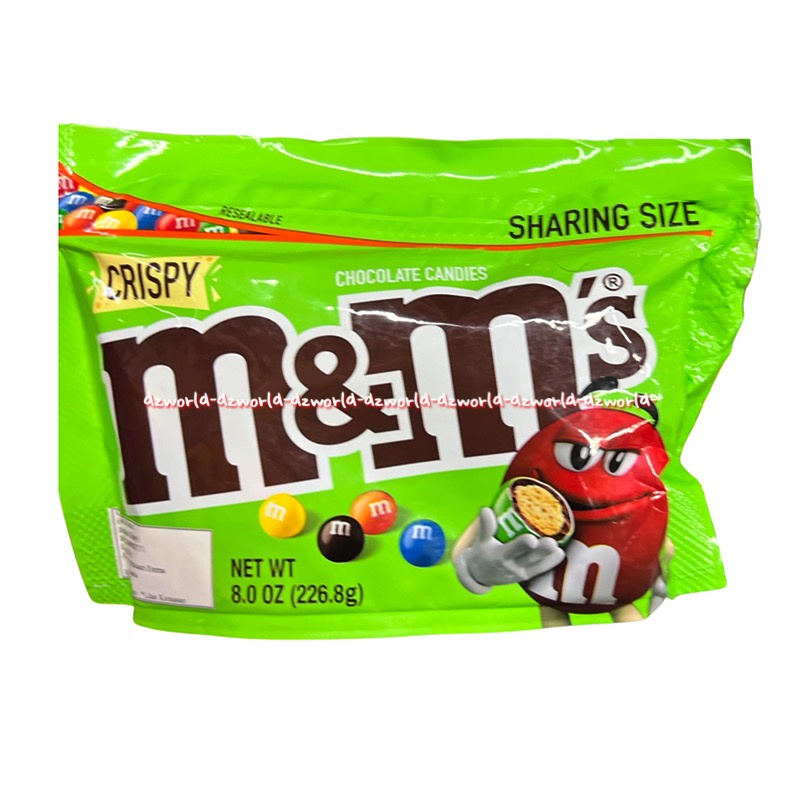 M&amp;M's 255g Crispy Dark Chocolate English Toffee Peanut Caramel Coklat M&amp;M Bulat Coklat Warna Warni Rasa Kacang Tofe M &amp; M  MM