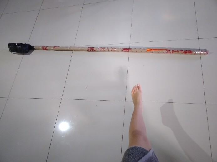 ( 2 Meter Dan 1,5 Meter) Rel / Reil /rollet / Reil Bulat /batang Soka Gorden