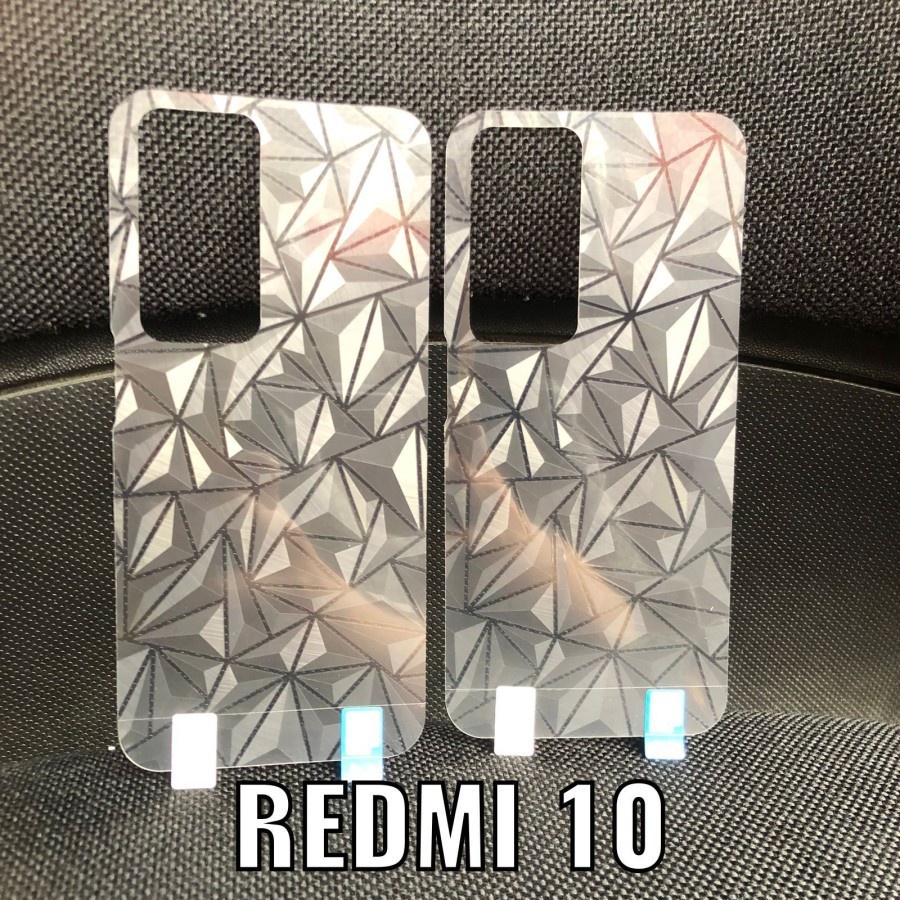 REDMI 12C 10 5G 10A 10C 10 2022 9T 9A 9C REDMI 9 ANTI GORES BELAKANG SKIN DIAMOND 3D SPIRAL GARSKIN DIAMOND ANTI JAMUR PELINDUNG BELAKANG REDMI 10 4G REDMI10