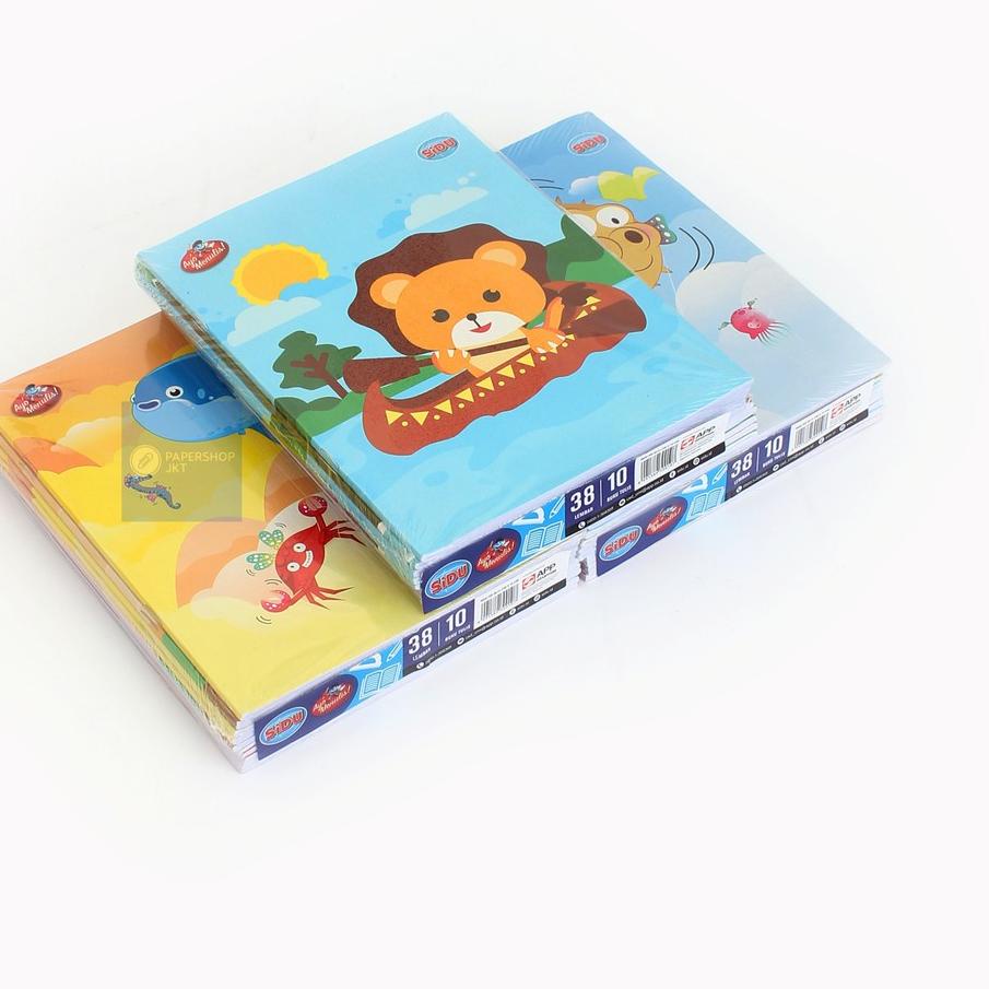

Terlaris SIDU - Buku Tulis 10-38 Lembar - PACK ン