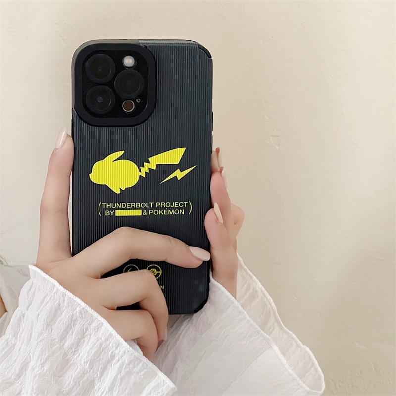 Soft case Silikon Motif Pikachu Untuk iphone 11 pro max 12 13 pro max X Xs max XR 7plus 8plus 7 8 Se 2020