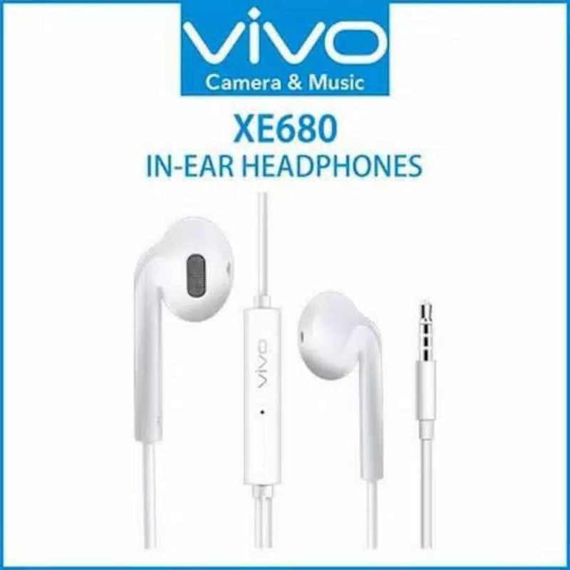 headset Vivo original 100%XE680 super bass
