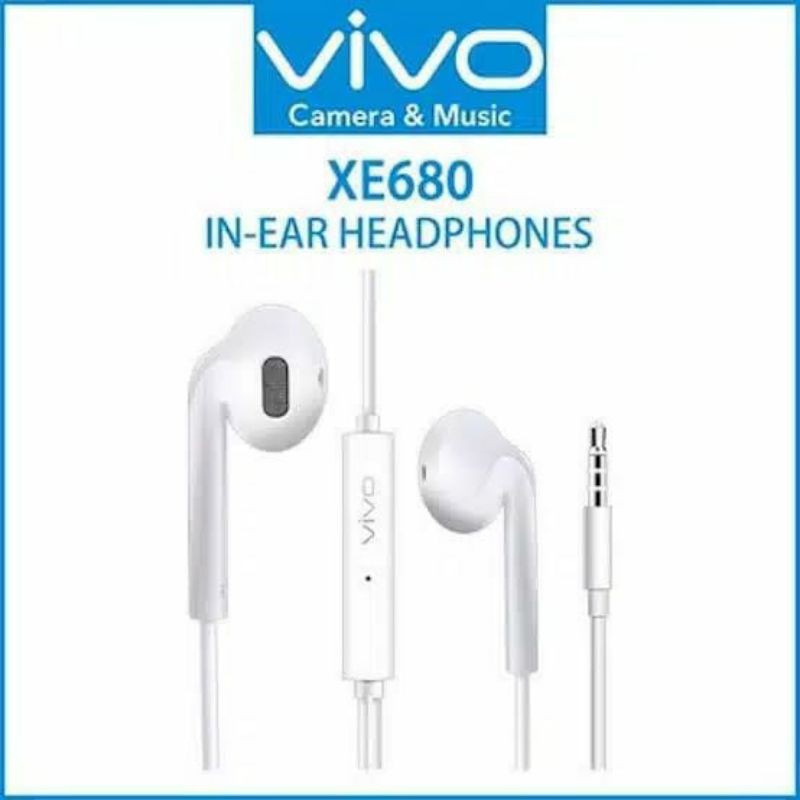 headset Vivo original 100%XE680 super bass