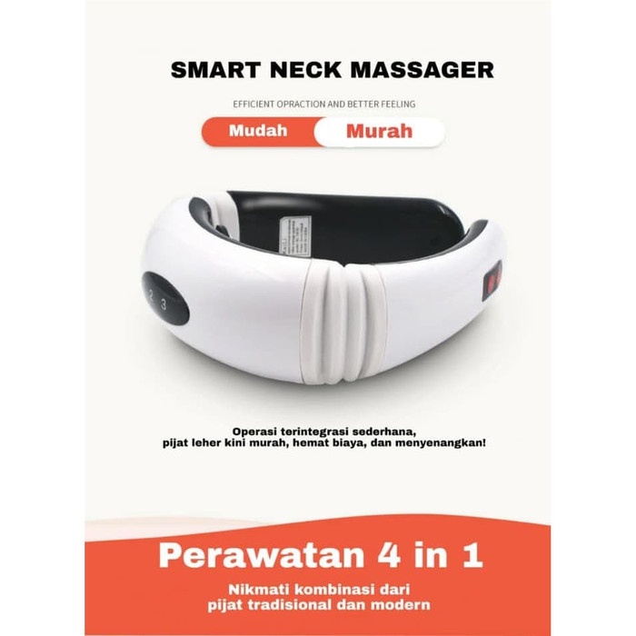 Neck Massager Alat Terapi Pijat Leher Elektrik Chargable Alat Pijat