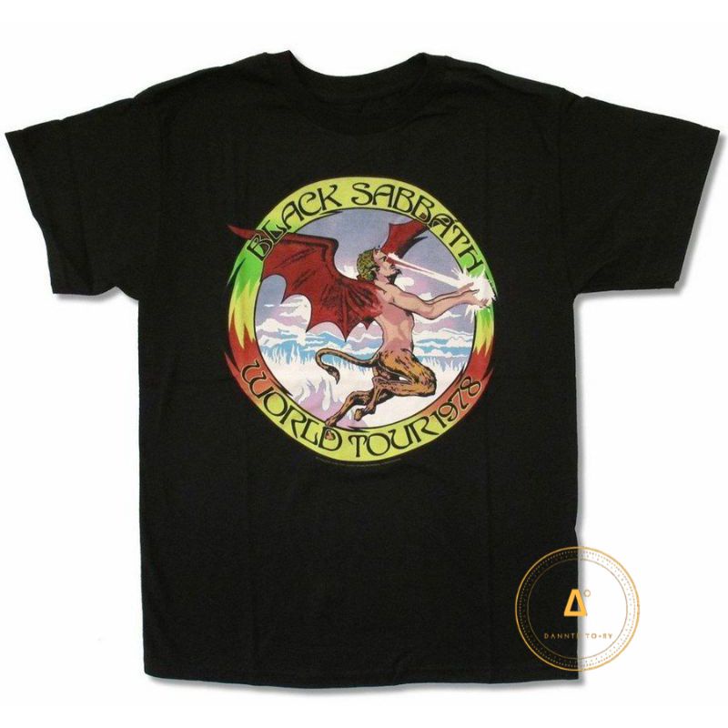 Baju Kaos Black Sabbath World Tour 1978