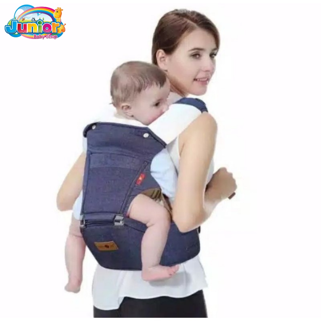 Baby Scots Baby Carrier 2 Go Hipseat Denim Gendongan Bayi B2G5103