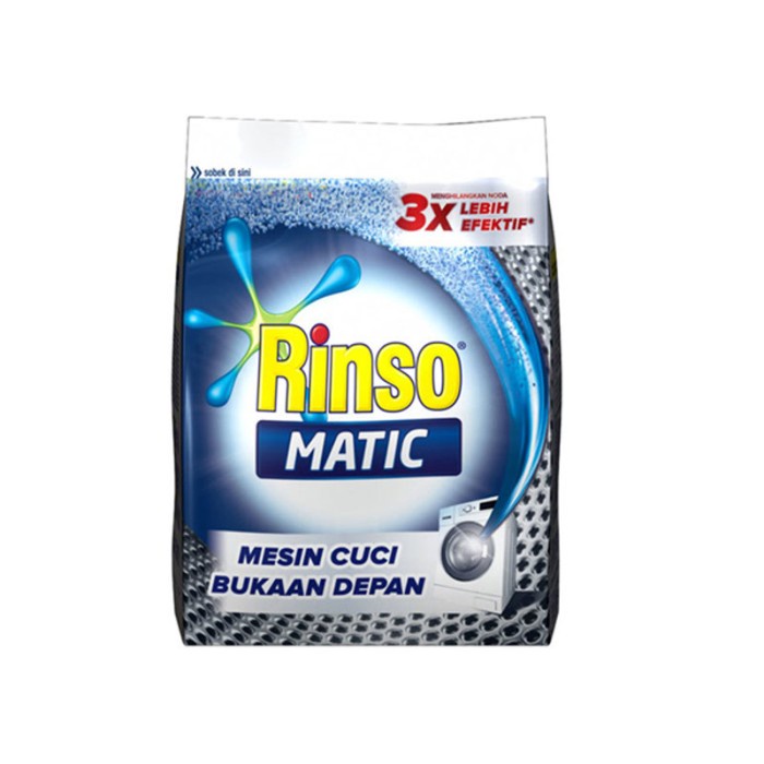 

TERLARIS !!! RINSO MATIC POWDER FRONT LOAD 1KG