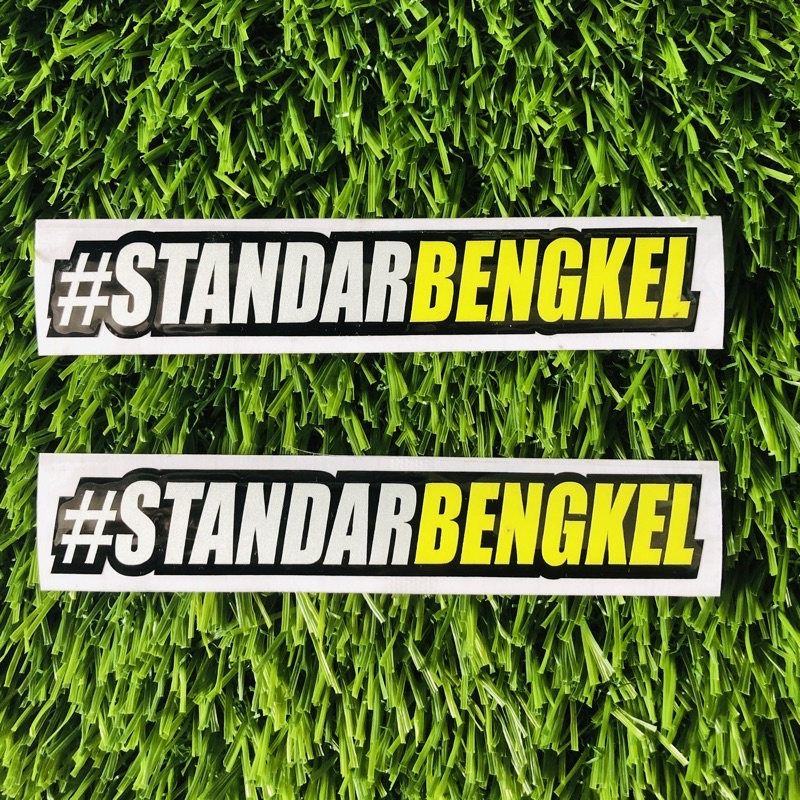 Sticker cutting - Stiker STANDAR BENGKEL stiker #STANDARBENGK