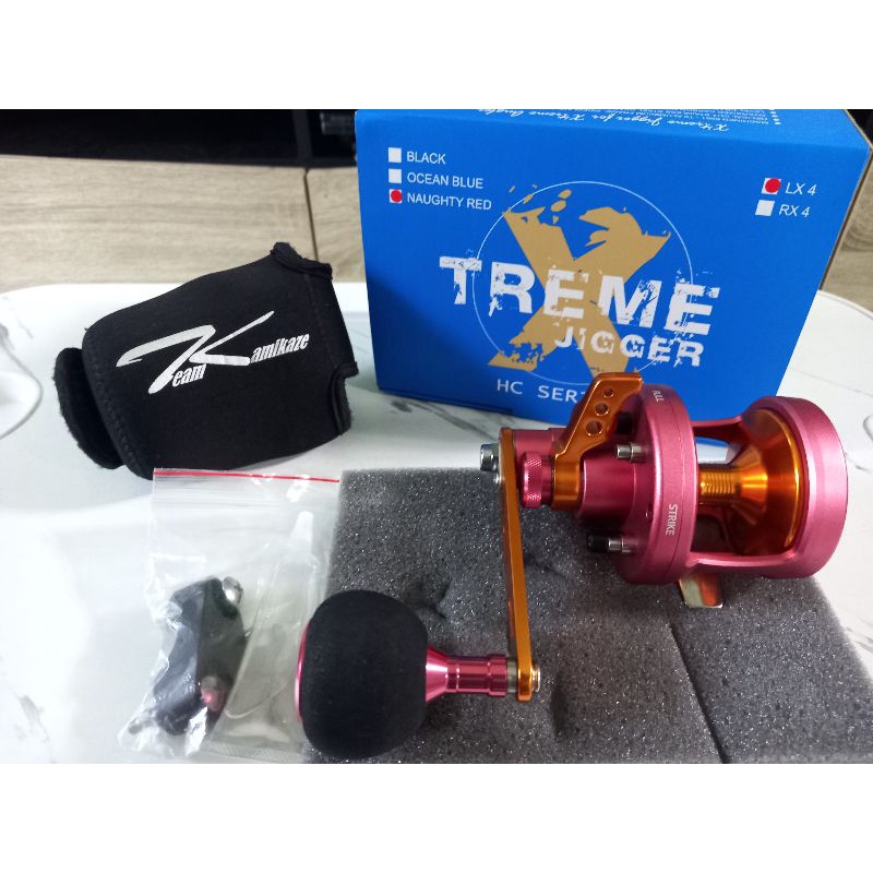reel OH team kamikaze xtreme jigger lx4