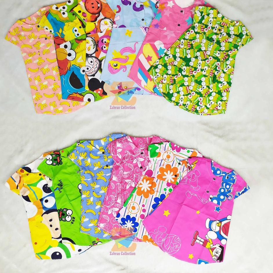 Ready MJ8 Dress Anak Kancing/Dress Kancing Depan/COD bisa bayar Di tempat (Perkiraan 1 s.d 6 Tahun)