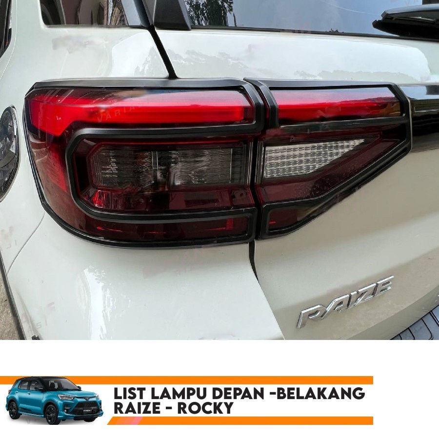 Lis Lampu Depan dan Belakang Raize - Rocky 2021