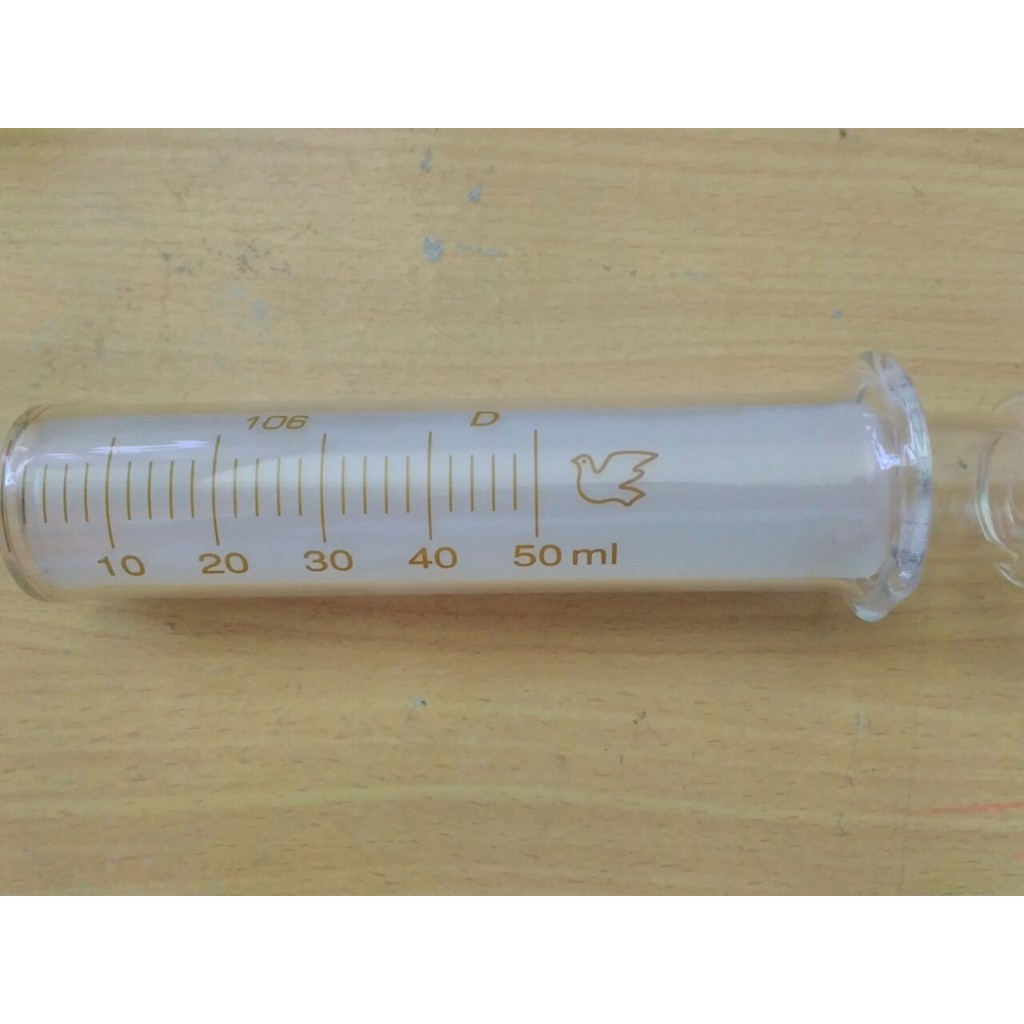 syringe glass / spet kaca 50 ml