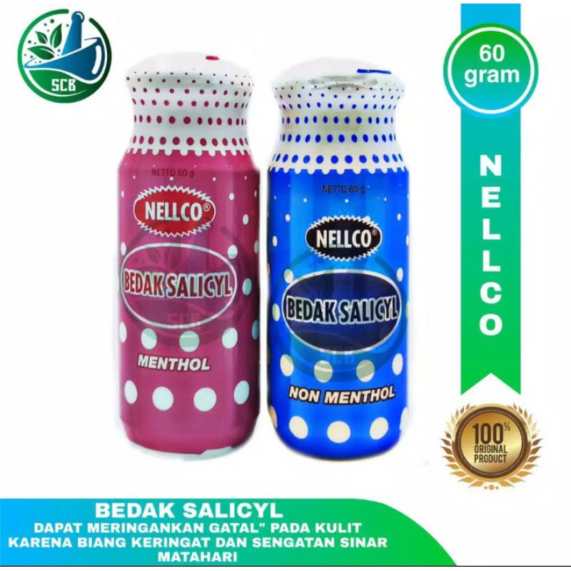 Nellco Bedak Salicyl 60gram /bedak salicyl nellco
