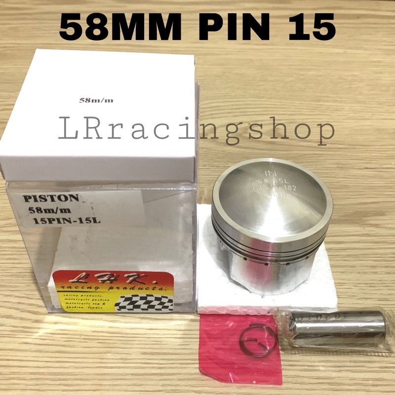 Piston LHK 58 58mm pen pin 15 set ring piston seher LHK thailand