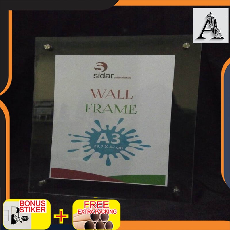 

Promo wall frame A3 akrilik 3mm