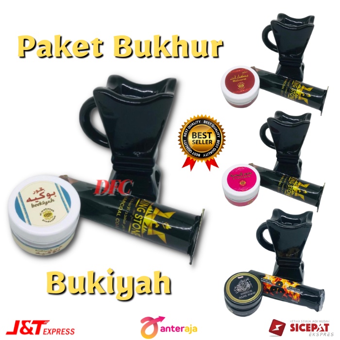 Paket Murah Bukhur Bukiyah - Buhur Bookiyah Bakhoor Dupa Arab Menyan Aromaterapi