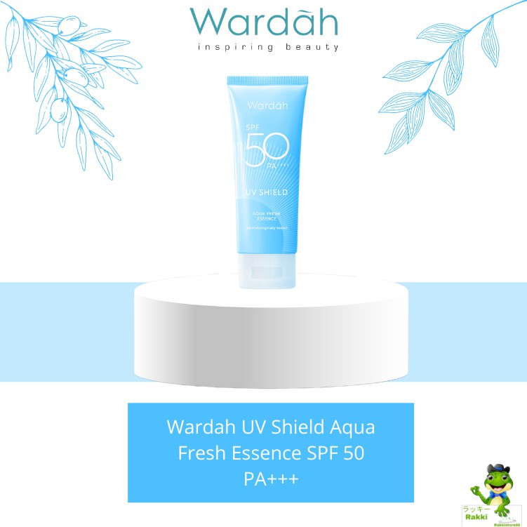 ❣️Rakkistore99❣️Wardah UV Shield Aqua Fresh Essence SPF50 30ml (BIRU) (100% Original)