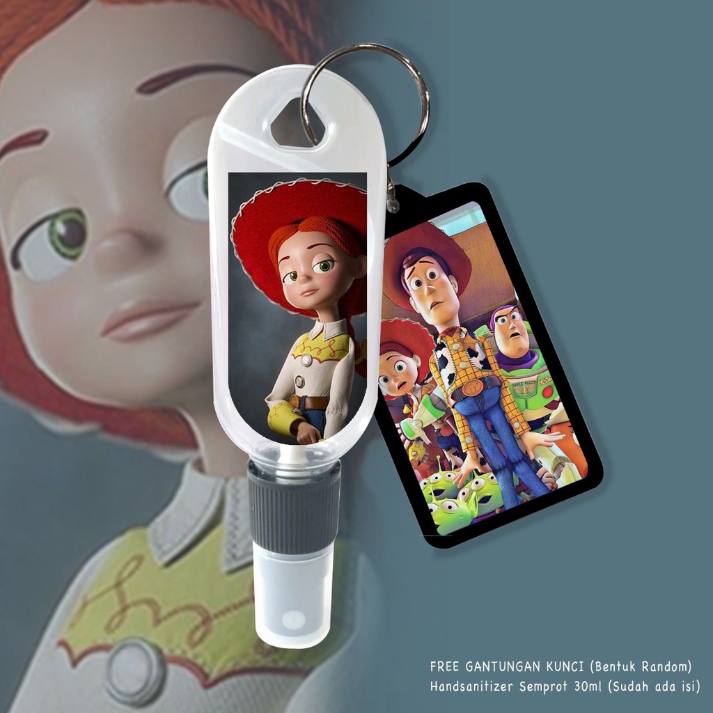 (FREE GANTUNGAN KUNCI) HAND SANITIZER SPRAY / INCLUDE ISI 30ML / FREE GANTUNGAN / T O Y S T O R Y EDITION
