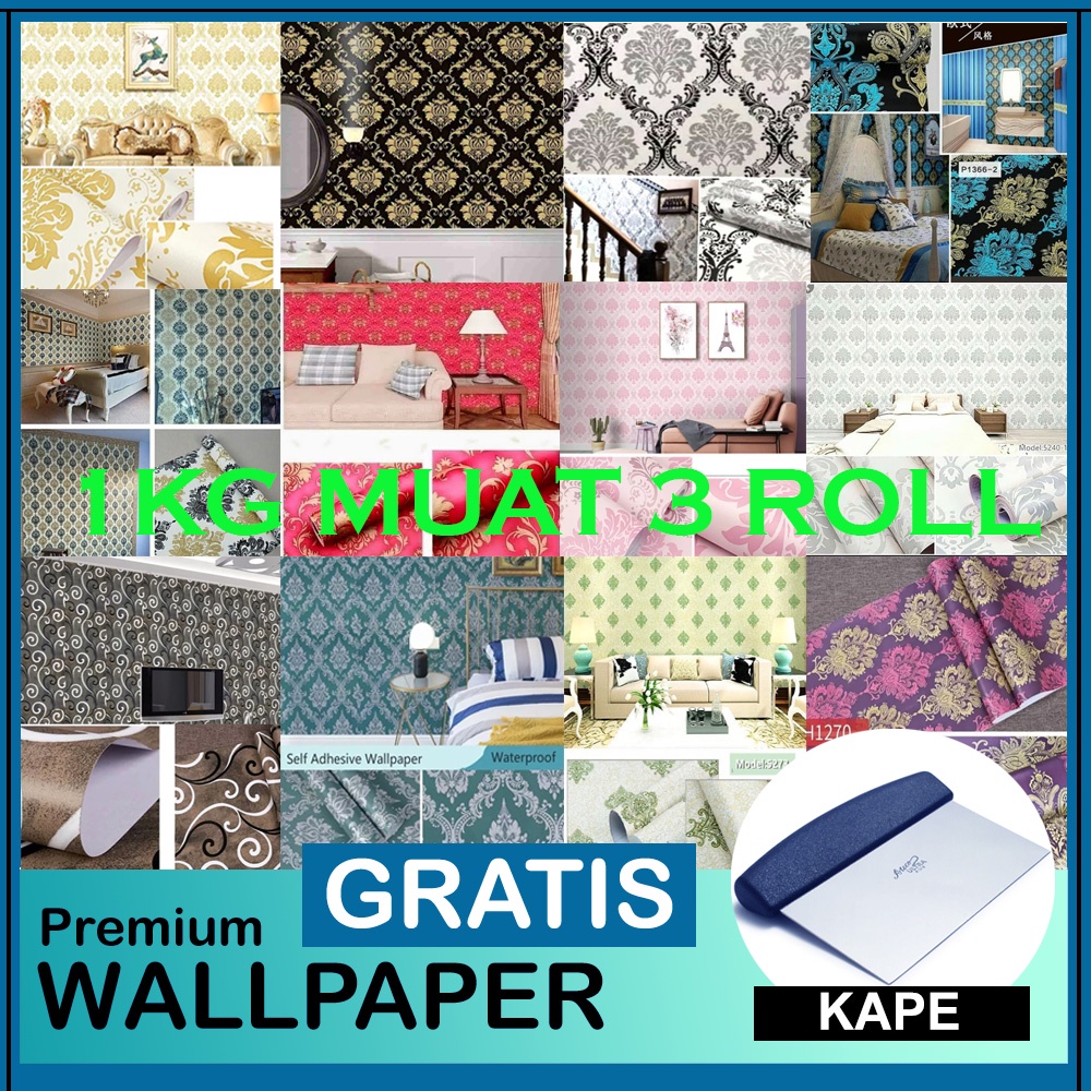 Wallpaper Dinding Kamar Tidur Wallpaper Tembok Ruang Tamu Wallpaper Dapur Dinding Stiker Karakter Mo