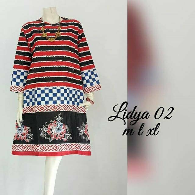 Tunik Batik Lidya (geser untuk warna lain)
