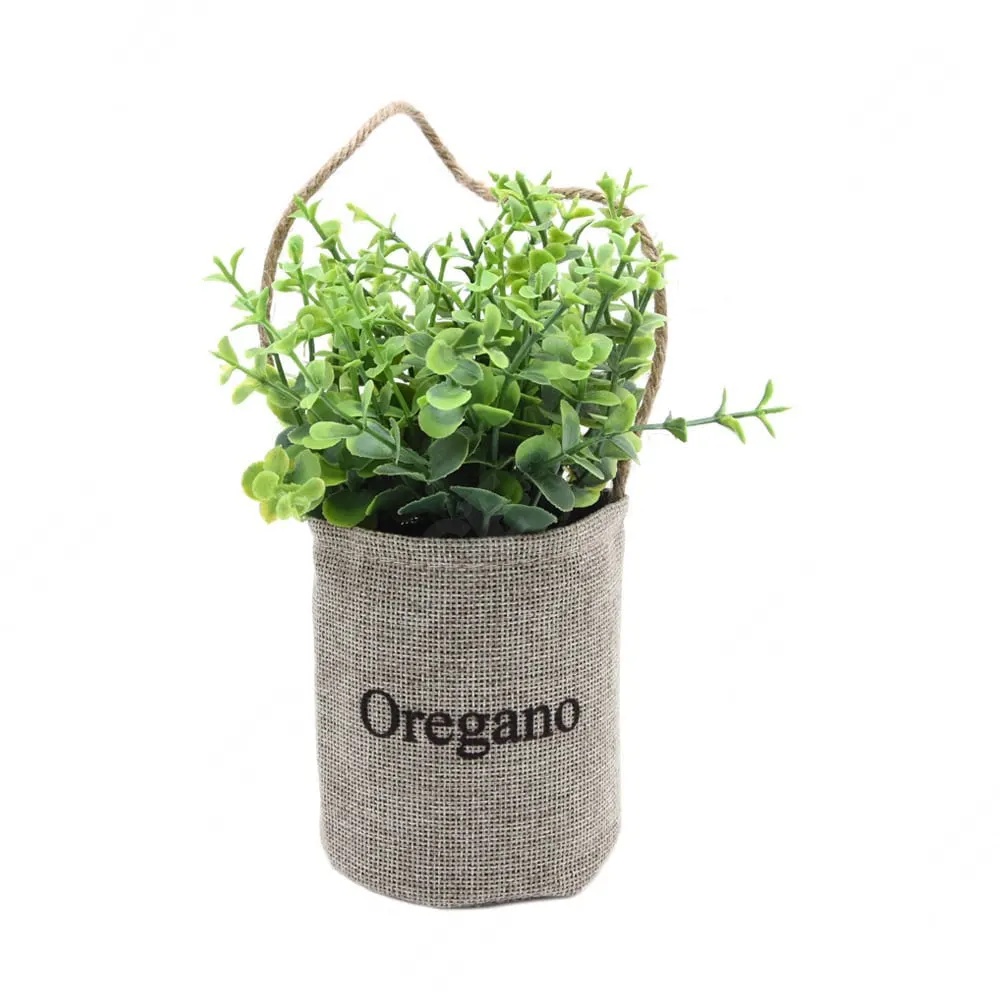 Ace Arthome 17 Cm Tanaman Artifisial Oregano In Flax Bag