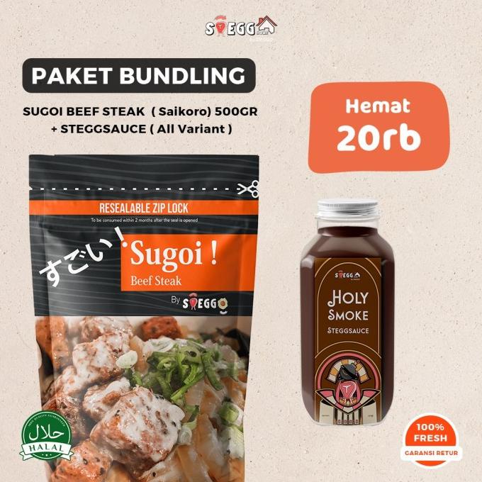 

Bundling Saikoro Beef Meltique 500 Gr + Steak Sauce Steggo 250 Ml D6Mmf4Cr4J