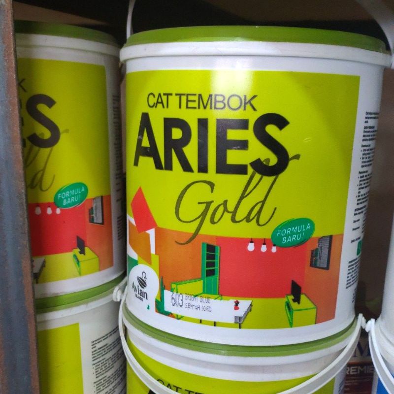 Jual Cat tembok Aries Gold 4,5 kg Shopee Indonesia