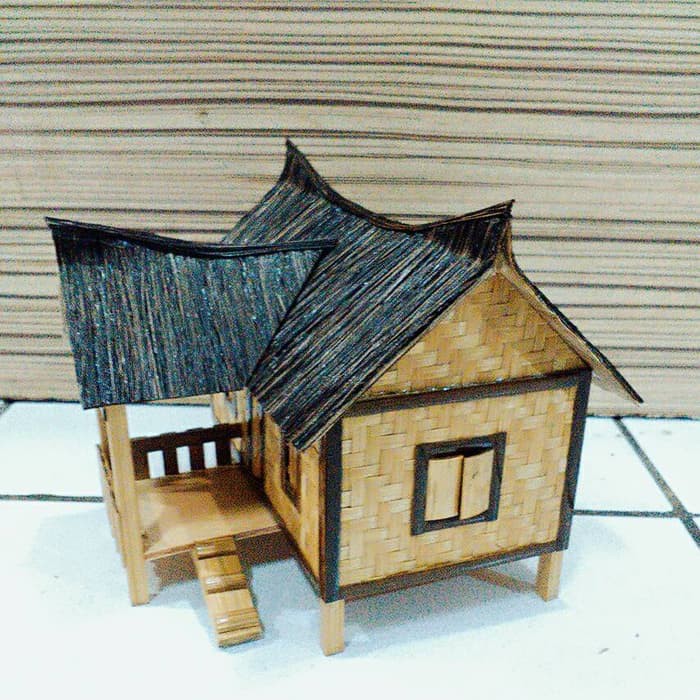 Miniatur Rumah Adat Kampung Naga Shopee Indonesia