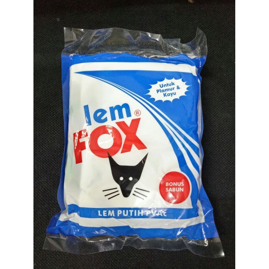 

LEM KAYU 600 GRAM / LEM FOX BUNGKUS / LEM PUTIH BUNGKUS