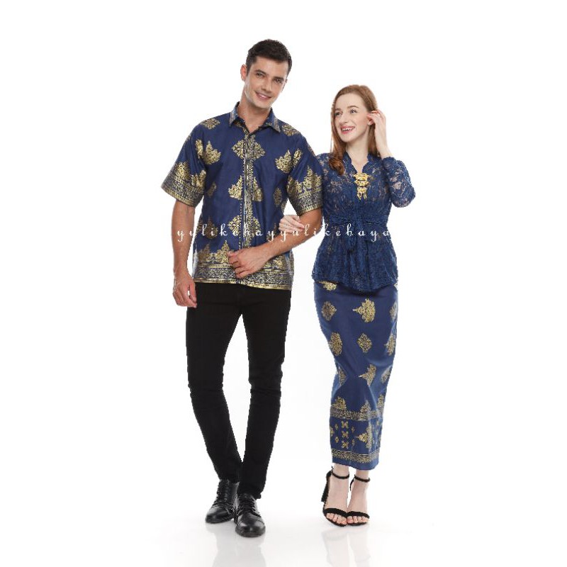 Set Kebaya Couple Batik Kondangan | Sarimbitan Batik Prada