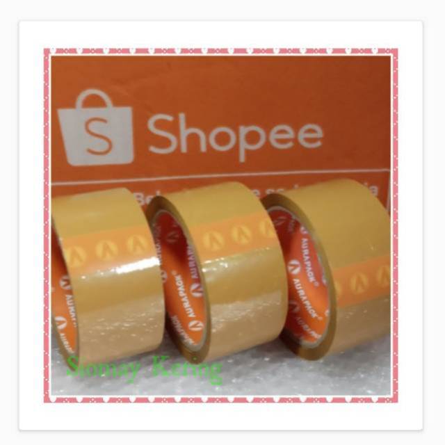 

Lakban Coklat Aurapack - 2 Inch 60 Yard