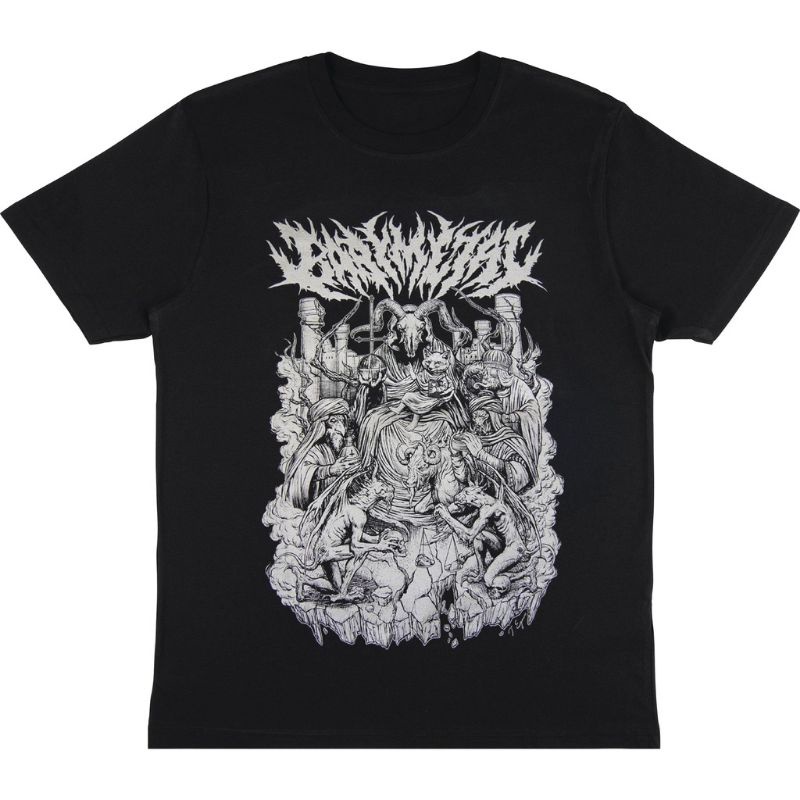 KAOS BAND BABY METAL | T-SHIRT BAJU METAL | KAOS BABYMETAL PRIA HITAM DISTRO