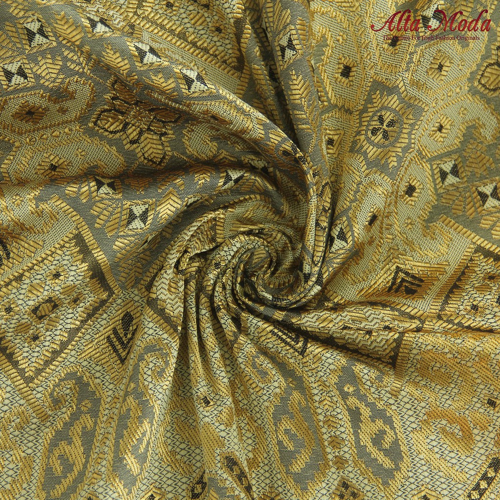 

Alta Moda Songket Motif Palembang Gold Mudah Mix Benang Gold (1M)