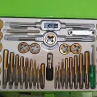 TEKIRO ORIGINAL - ALAT SENAI & SET MATA ULIR BAUT 40 PCS / TAP & DIES SET