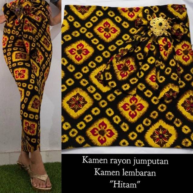 Set kamen rayon jumputan