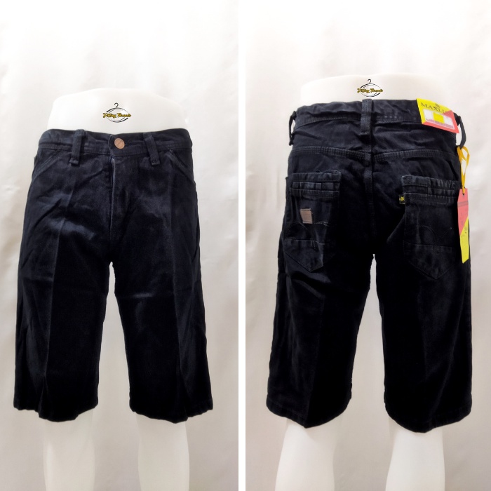 Celana Pendek Jeans Premium Pria Maxluis / Celana Lepis Pendek Cowok / Celana Pendek Denim Distro