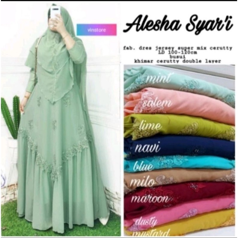 ALESHA SYARI#GAMIS TERLARIS#GAMIS CERUTY