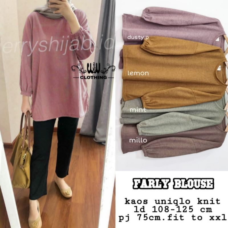 FARLY BLOUSE ORIGINAL BY W&W CLOTHING / 100% REAL PICT ORI BERLABEL W&W CLOTHING