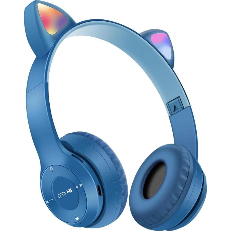 CAT EARS HEADSET P47 LED BANDO BLUETOOTH GAME HEADSET G-P47M LED WIRELESS-1