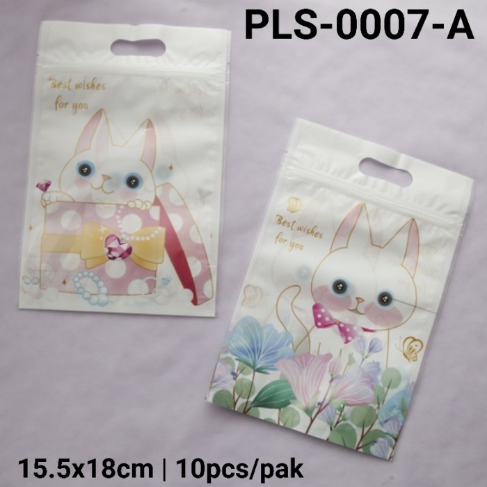 

PLS-0007-A PLASTIK STANDING POUCH ZIPLOCK KLIP MOTIF GAMBAR KUCING OBRAL DISKON
