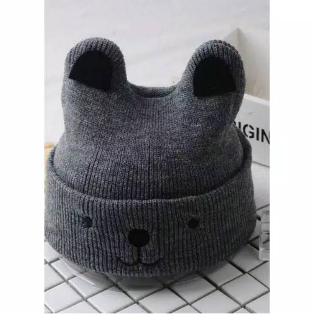 TOPI BAYI / TOPI RAJUT IMPORT TEBAL DAN HANGAT / KUPLUK BAYI LUCU DAN IMUT