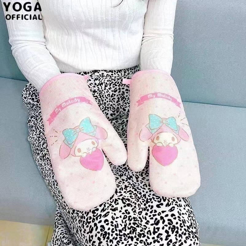 Sarung Tangan Bahan Tebal / Sarung Tangan Hello Kitty / Aksesories Dapur