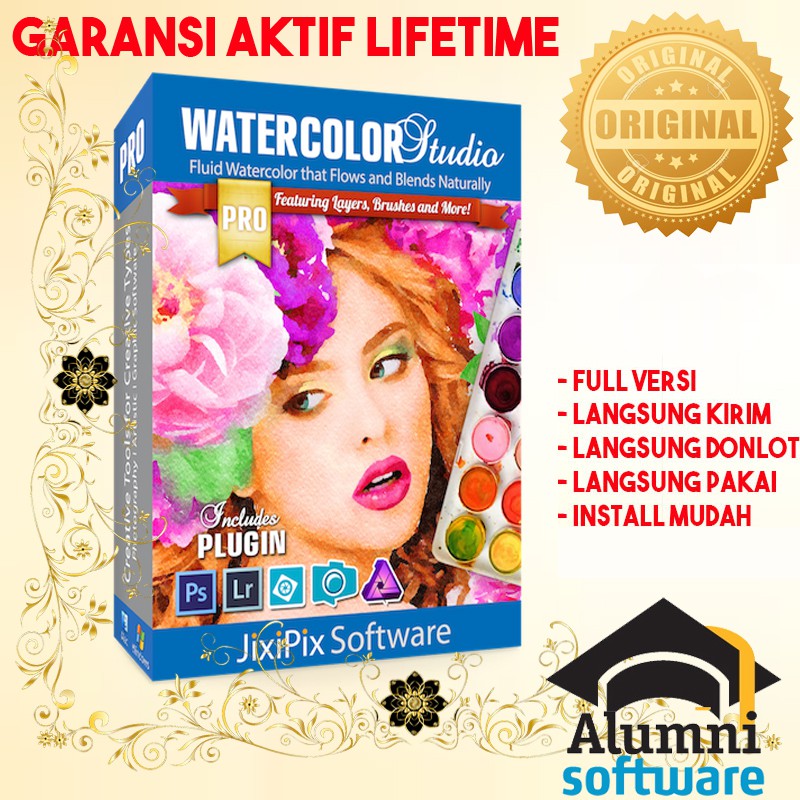 [FULL VERSION] Jixipix Watercolor Studio Plugin - GARANSI AKTIVASI