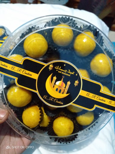 Promo Stiker Toples Lebaran Model Jam / Stiker Toples Nastar Lebaran ( Sebelum Harga Naik )