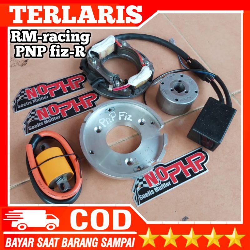 pengapian set rm racing pnp fiz r dengan plendes almunium khusus