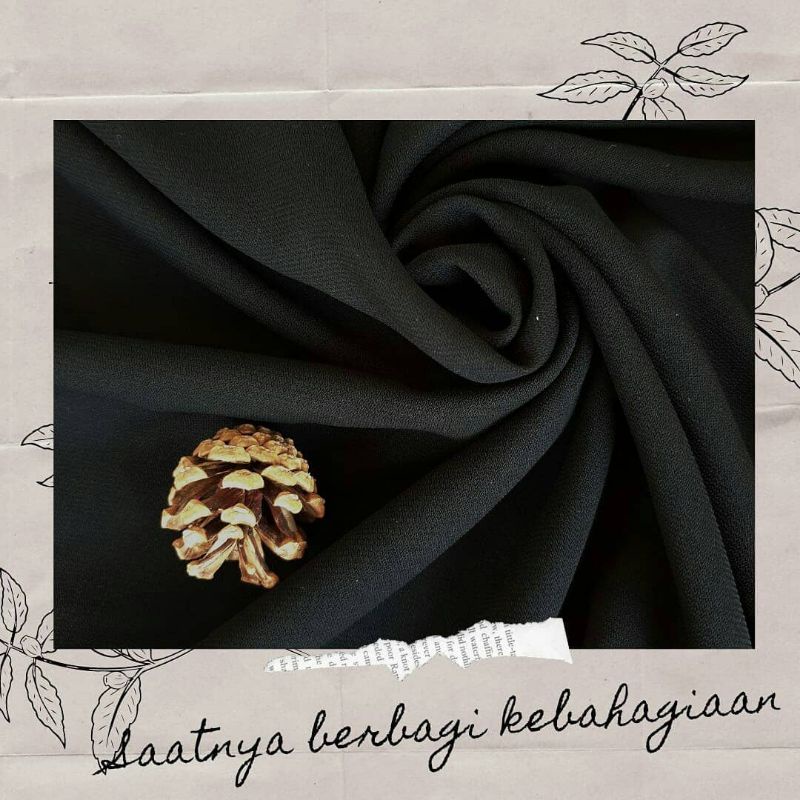 Kain Jetblack Ramada/ Lexus Lbr 170cm/ per 0,5mtr