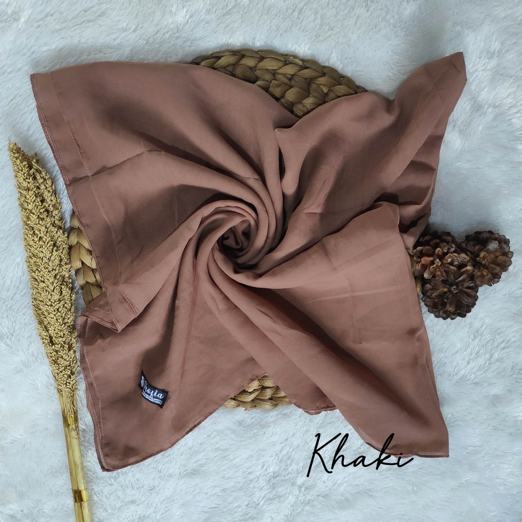 JILBAB SEGI EMPAT BELLA SQUARE, HIJAB BELLA SQUARE, JILBAB SEGIEMPAT, KERUDUNG SEGI EMPAT, SHOFIA-Khaki